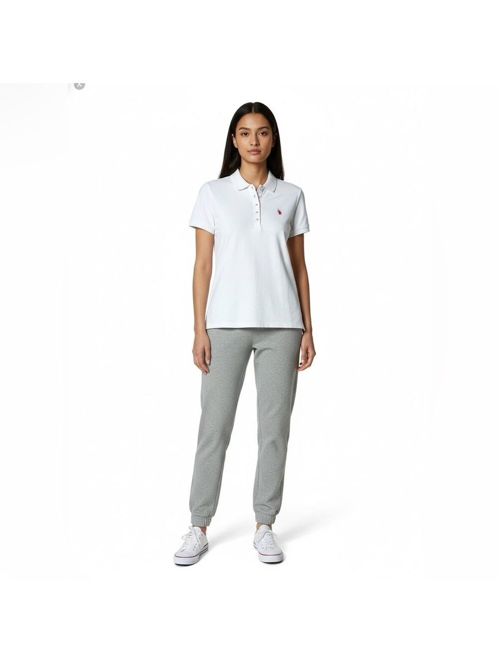 U.S. POLO ASSOCIATION Small Pony Logo 100% Cotton Slim Fit Polo Shirt US Sz XL